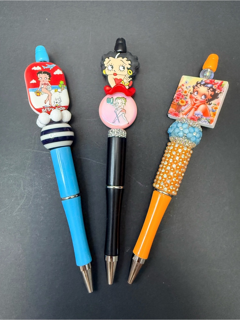 New Betty Boop Beaded Pens